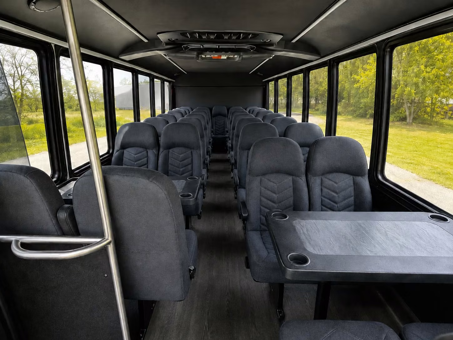 18 passenger minibus interior