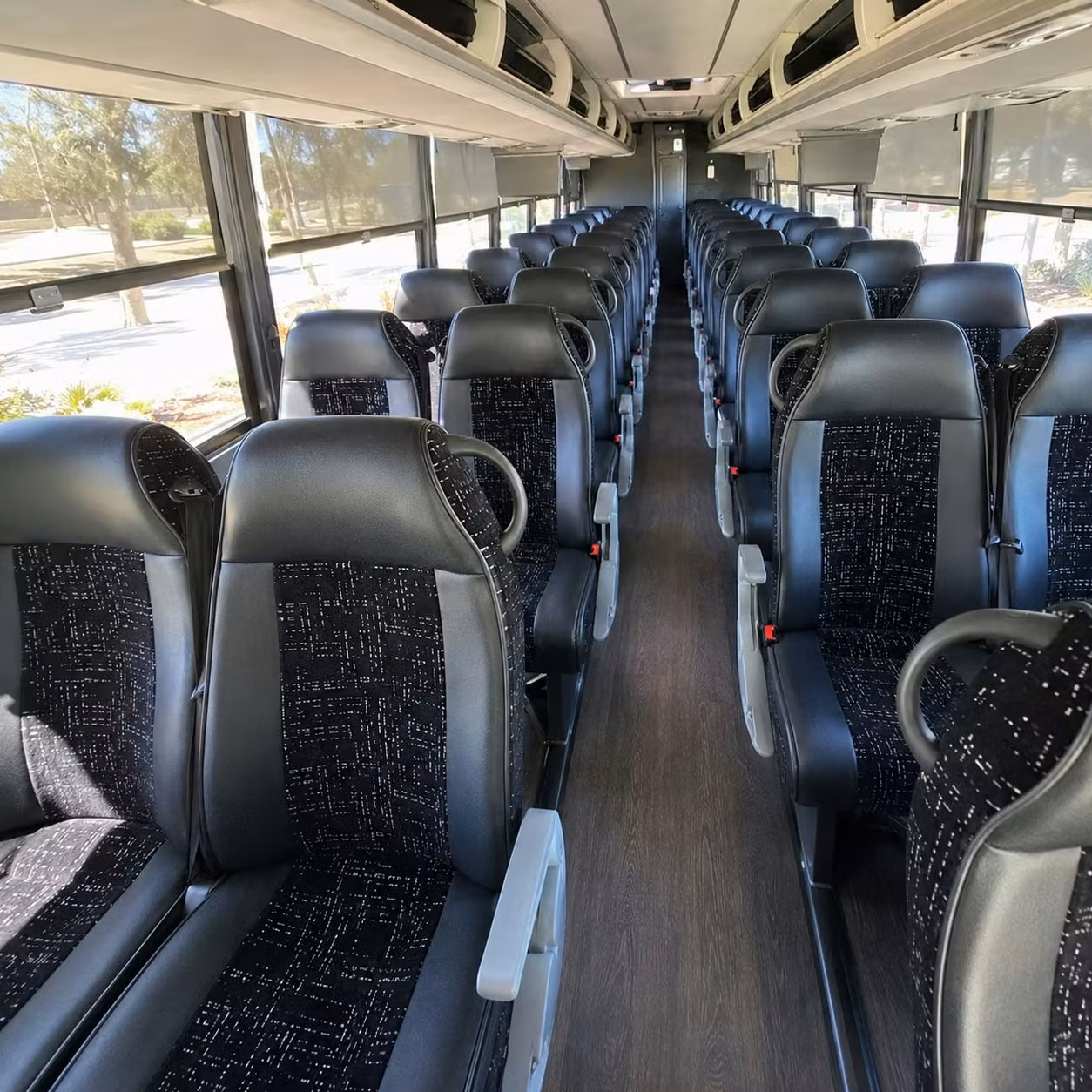 fremont charter bus interior